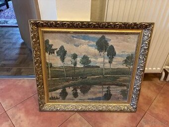 Antonín Slavíček U nás v Kameničkách REPRODUKCE