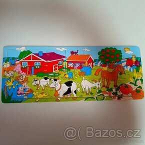 Dřevěné puzzle 21 dílů