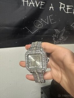 Cartier iced out santos hodinky NOVÉ