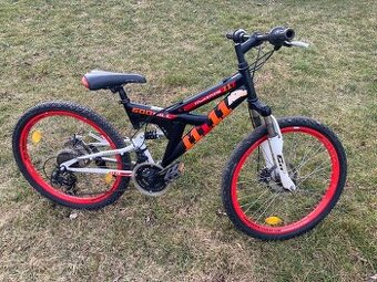 Dětské celoodpružené kolo 24’