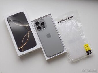 Apple iPhone 16 Pro 128GB Přírodní titan - ZÁRUKA - TOP STAV