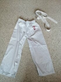 Kimono-kalhoty Kaze vel. 150, bílý pásek 220 cm - 1