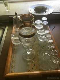 Sklenice na víno,likéry,štamprle, poháry aj.kuchynské sklo