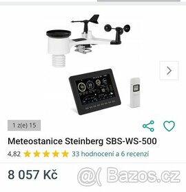 Meteostanice Steinberg SBS-WS-500 - 1