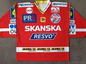 Hokejový dres HC Slavia Praha Josef Beránek Podepsaný