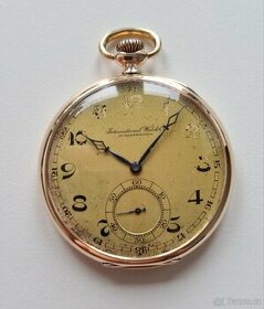 Zlaté kapesní hodinky IWC Schaffhausen 14K - 1