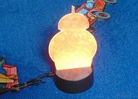 3D LED hologramová lampa 3 kusy - 1