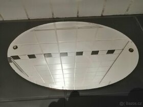 Dobové zrcadlo oválné 42x26 cm