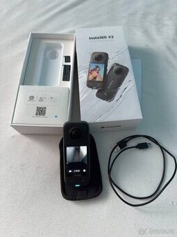 Insta360 x3 - komplet - TOP STAV
