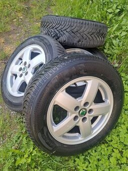 Alu kola 5x100 Octavia,Fabia,Roomster,Rapid 195/65 R15