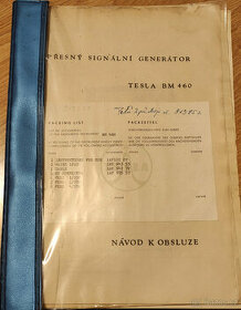 Signální generátor TESLA BM460 - 1