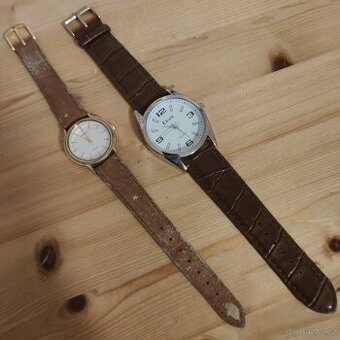 Zlacené Casio QUARTZ & Nové Eiger hodinky