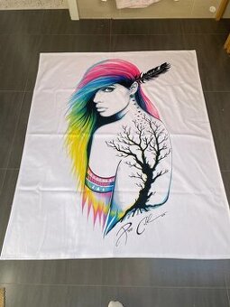 IMPAR Fleecová deka Miss Art, 150 × 120 cm - 1