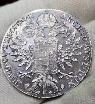 Krásný Stříbrný tolar Marie Terezie s.f