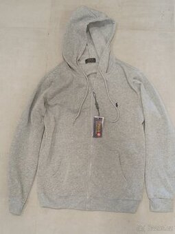 Šedá mikina ve stylu Ralph Lauren – nová, , s visačkami