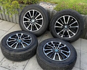 Alu kola 5x114,3 včetně letních pneu 205/65 R15