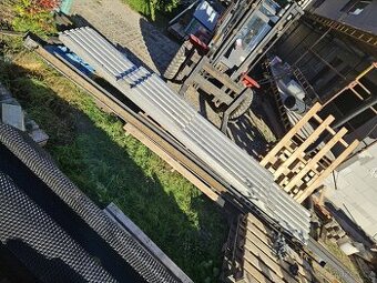 Trapézové plechy hliníkové, 0,75mm tloušťka