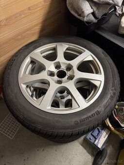 Alu kola Audi 0056 - 17” s pneu Barum Polaris 5 (zimní)