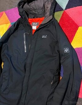 JACK WOLFSKIN - XXL ZIMNÍ PÁNSKÁ PÉŘOVÁ BUNDA -NEPROMOKAVÁ