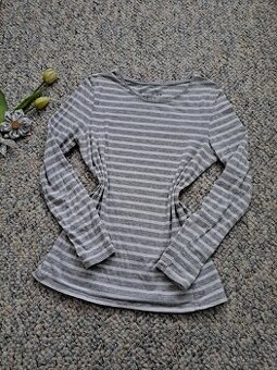 Atmosphere - Pruhované tričko s dlouhým rukávem vel.L