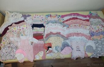 Oblečení na miminko - holka - vel. 56, 62, 68