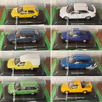 Různé modela De Agostini - viz popis