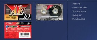 prodám trojpack TDK -AE 90