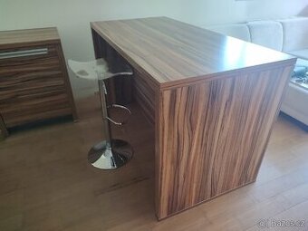 Barová židlička, KOV / plast průhledný