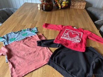 Dětské mikiny a trička velikost 98