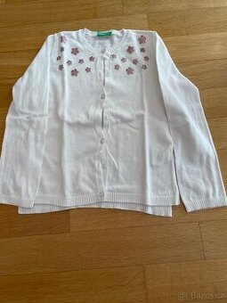 Rozpínací bavlněný svetr velikost 104 sada