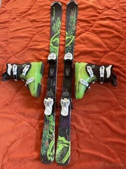 Univerzální lyže Nordica 130 cm + lyžáky 37-38