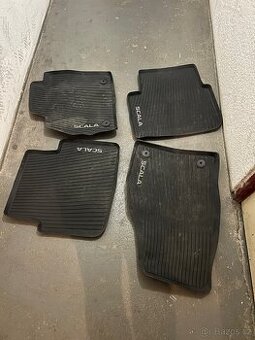 Originál gumové koberečky Škoda scala 2019