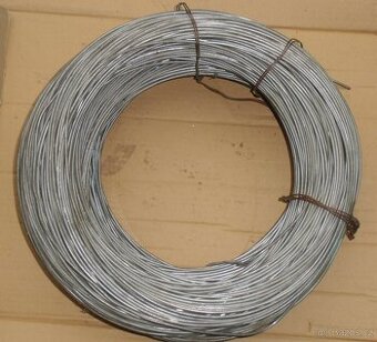 Cu drát 3 mm neizolovaný bílý