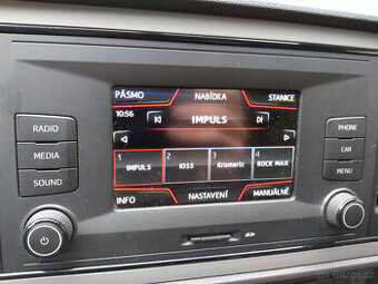 Seat Media System Colour 5", bluetooth HF, USB, SD-Karta