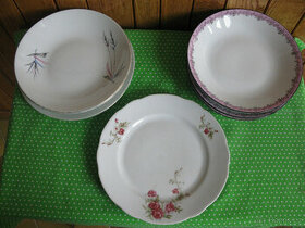 retro talíře  různé i vánoční ryby,hrnky,sovy
