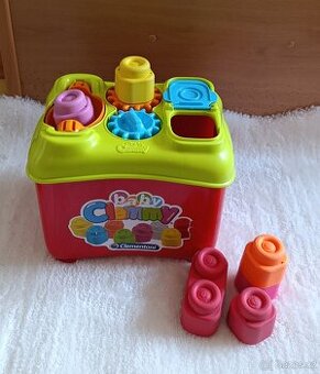 Aktivní kyblík s prostrkávacími tvary Clementoni Clemmy baby