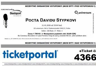 pocta Davidu Stypkovi 11.1.2026