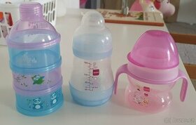 Kojenecké lahvičky a zásobník mléka - NOVÉ