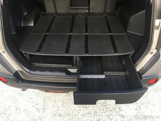 Nissan X-trail T31 - neprosezelá sedačka + vložka  do kufru