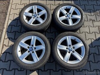 4x al kola 5x114.3 + pneu letní 215/60 R17