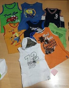 Chlapecká trička bez rukávů vel.140-164