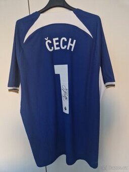 Nike Chelsea sportovní tričko XL s podpisem Petra Čecha