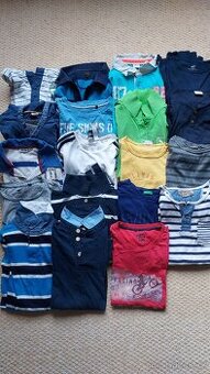 19× chlapecká trička vel. 152 – balík pro další prodej