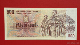 500 korun 1973 Československo UNC