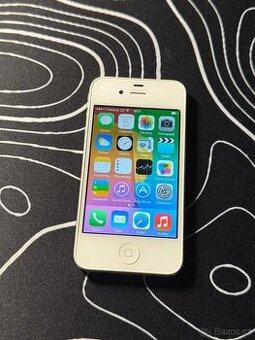 iPhone 4, 16 GB, bílá, velmi dobrý stav
