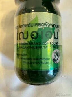 výborná mast na bolestivá místa z Thajska přírodní produkt