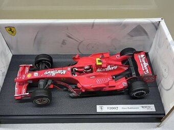 2x F1 FERRARI F2007 2007 MARLBORO RAIKKONEN HOTWHEELS 1:18