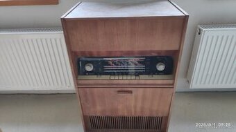 Retro rádia TESLA + Resprom A-104 s gramofonem – 2 ks