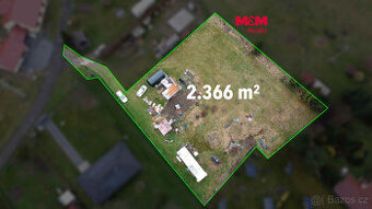 Prodej pozemku k bydlení, 2366 m², Příbor, ul. Na Nivách