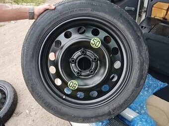 Dojezdové kolo úzké BMW 5x120 17 rezerva v pěkném stavu... -